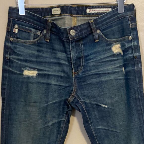 AG Adriano Goldschmied Premier Skinny Straight denim jeans 28R - Picture 3 of 12